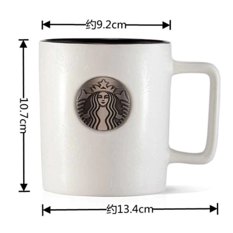 Starbuck Free gift spoon,Starbuck Mug Ceramic 473ml Large Capacity Plant Pattern Coffee Milk Drinki spoon, thumbnail 8