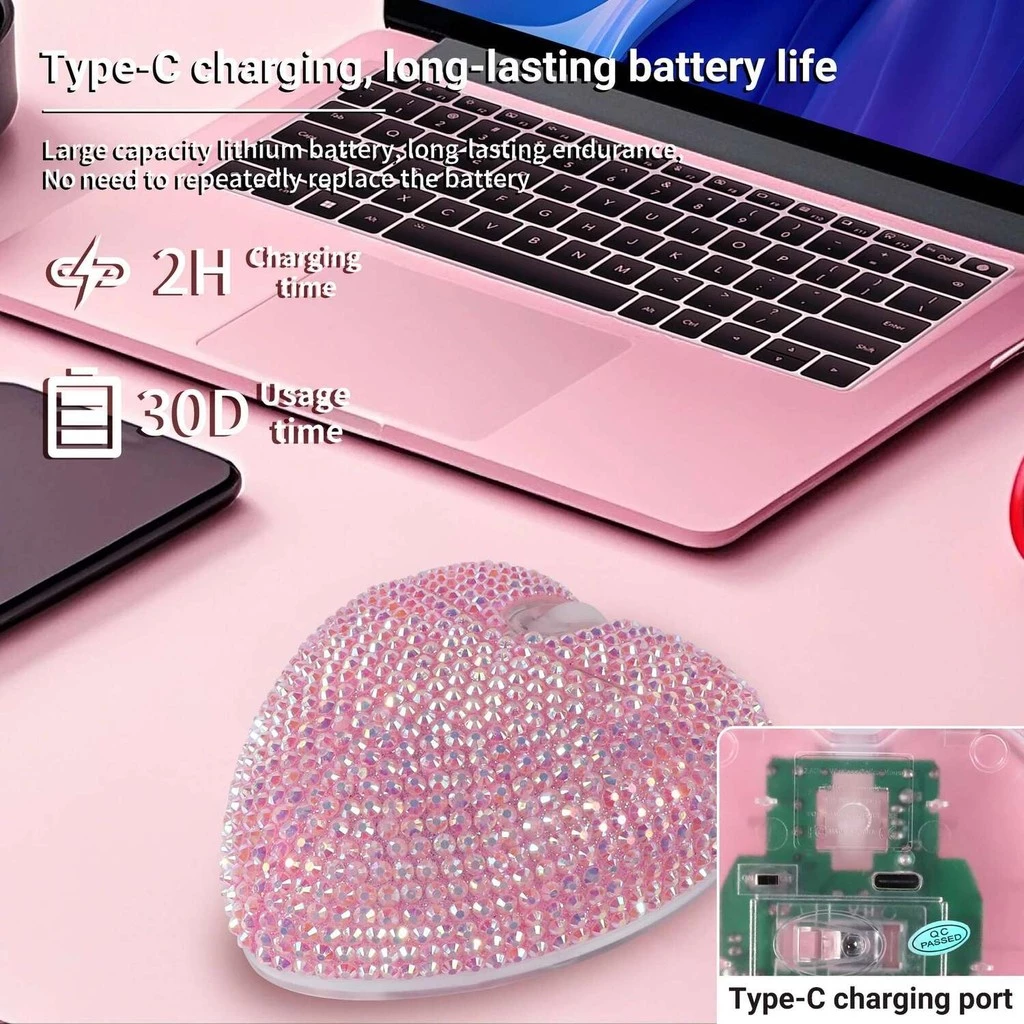 เมาส์ไร้สาย 2.4G และบลูทูธ สำหรับพีซีและแล็ปท็อป thumbnail 7