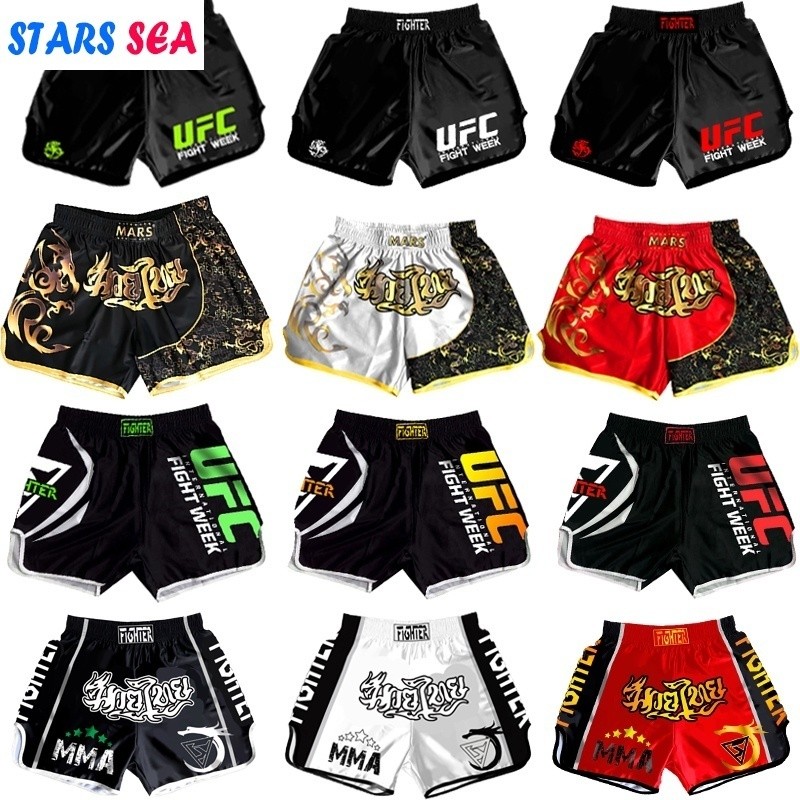 กางเกงมวยไทย Boxing MMA Fighting UFC Training Professional ผู้ชายผู้หญิง