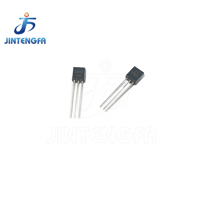 50 ชิ้น/ล็อต MJE13001 MJE13003 TO92 13001 13003 ทรานซิสเตอร์อินไลน์ NPN สต็อกใหม่ TO-92