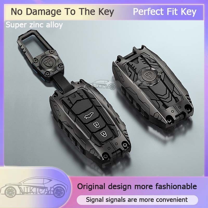 Night glow Zinc Alloy Key Cover For Toyota Hilux GR Rogue Revo Zenix Harrier 60-80 Camry Corolla Al