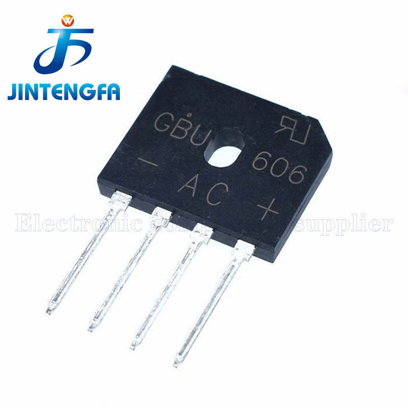 5pcs GBU406 GBU408 GBU410 GBU606 GBU608 GBU610 GBU806 GBU808 GBU810 GBU1010 GBU1510 GBU2510 SILICON 