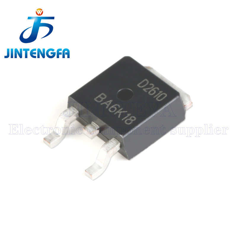 อุปกรณ์เสริมคริสตัล 10 ชิ้น AOD2610E D2610E D2610E SMD TO-252 DPAK 60V 46A 59.5W AOD2610 โหมดเสริมระ