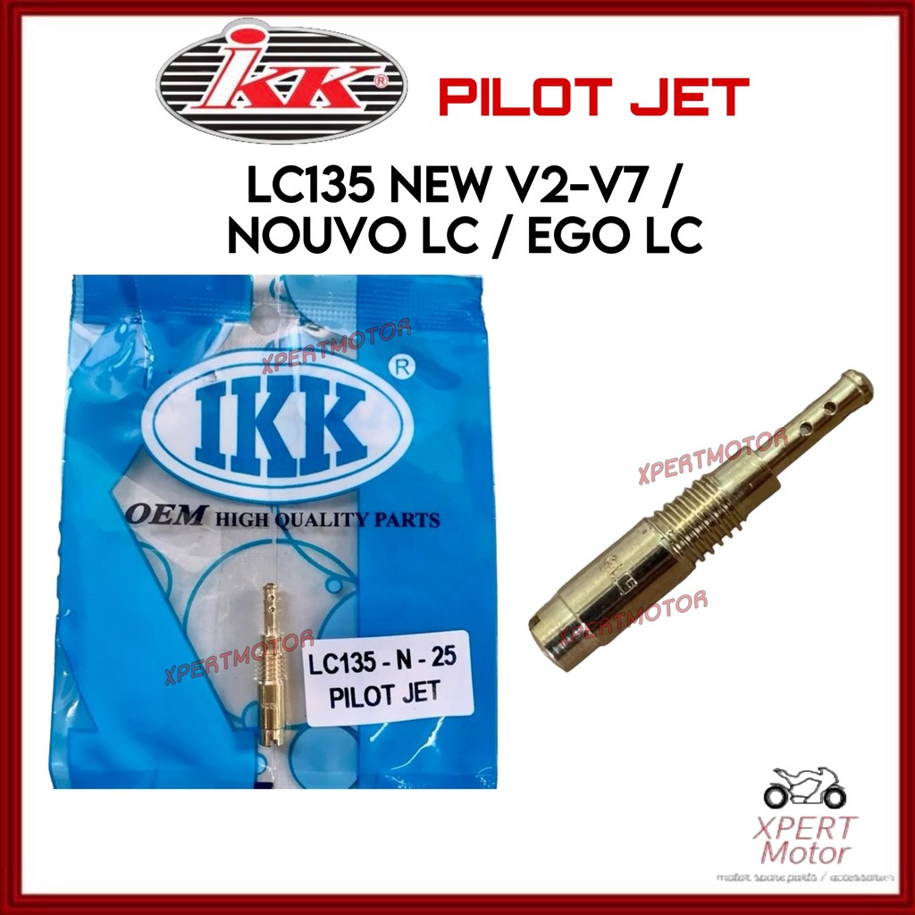 LC135NEW V2-V7 NEWLC EGOLC PILOT JET 12.50-60 ยี่ห้อ IKK