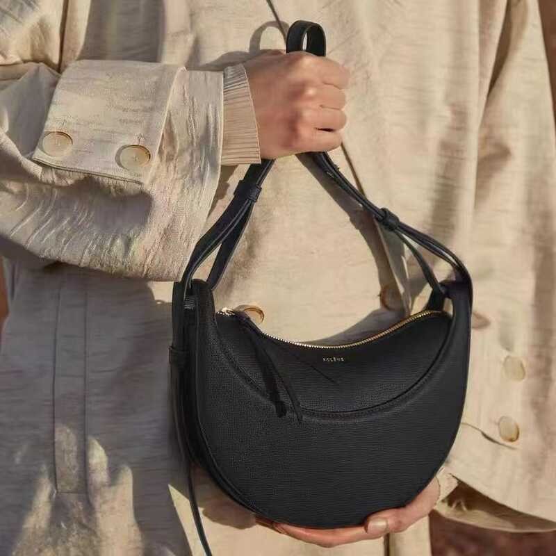 design French niche P0lene Crescent Underarm commuter premium shoulder new trend saddle crossbody b