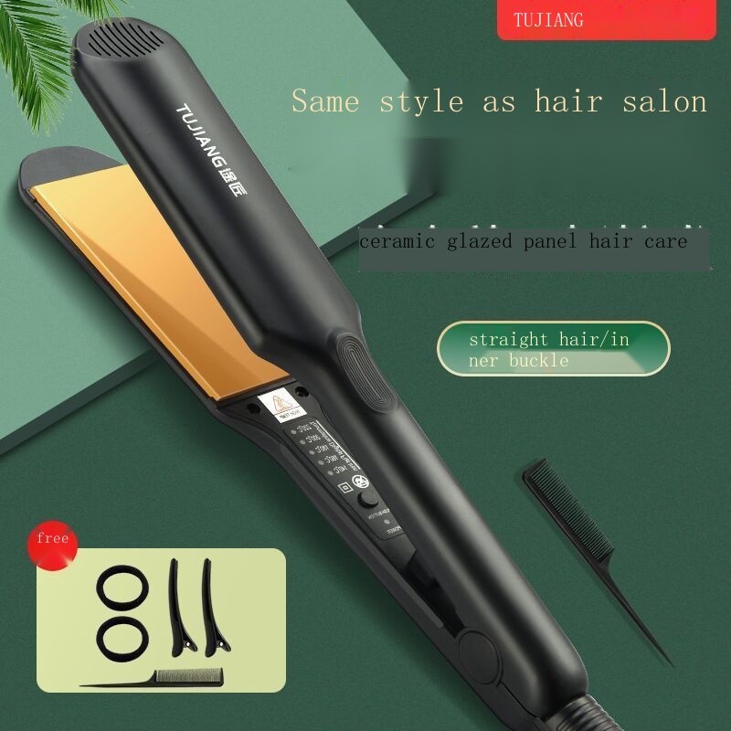 Tujiang เซรามิค Splint Hair Straightening Dual-ใช้ไม่เจ็บผม Straightening Board Bangs Professional ผ