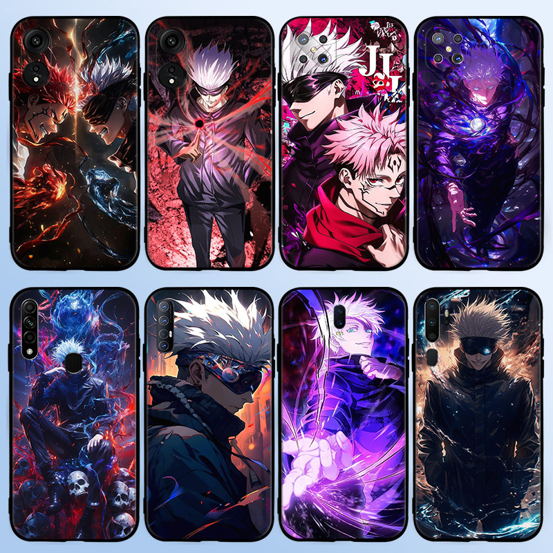 J4D อะนิเมะ jujutsu kaisen gojo satoru cool การ์ตูน boy สําหรับ OPPO A1 A98 F23 A3S A5 A3X A3 pro A5