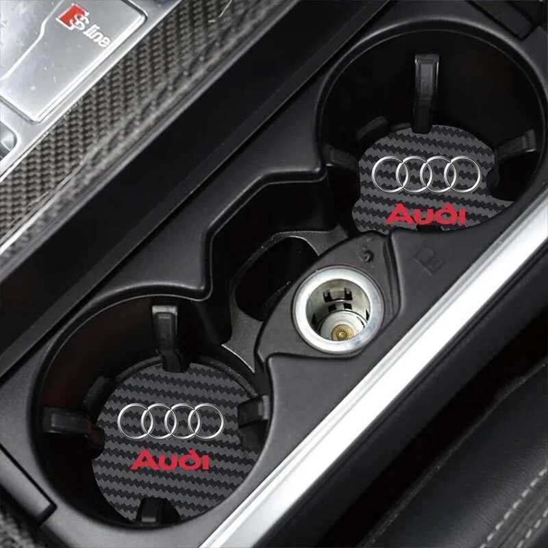 Audi ที่วางแก้วน้ำในรถยนต์สำหรับ A3 A6 Q3 B5 B6 B7 B8 B9 Q7 8L A5 A4 C6 C5 C7 4F A1 A7 A8 Q2 Q5 RS3