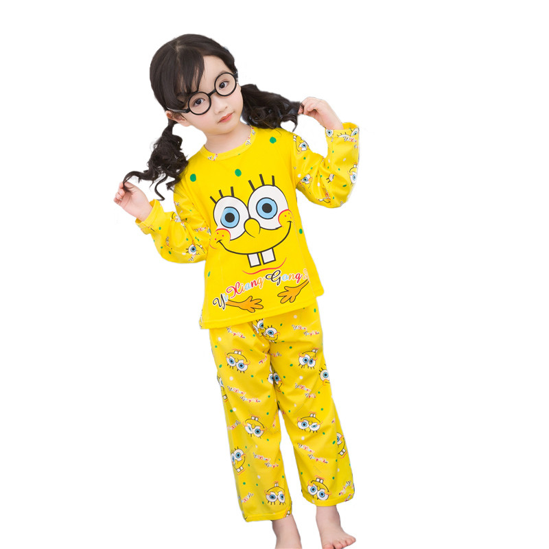 Eid Mubarak ชุดเด็กแขนยาวรอบคอดีไซน์สนุก SpongeBob เหมาะสำหรับ Boys และ Girls