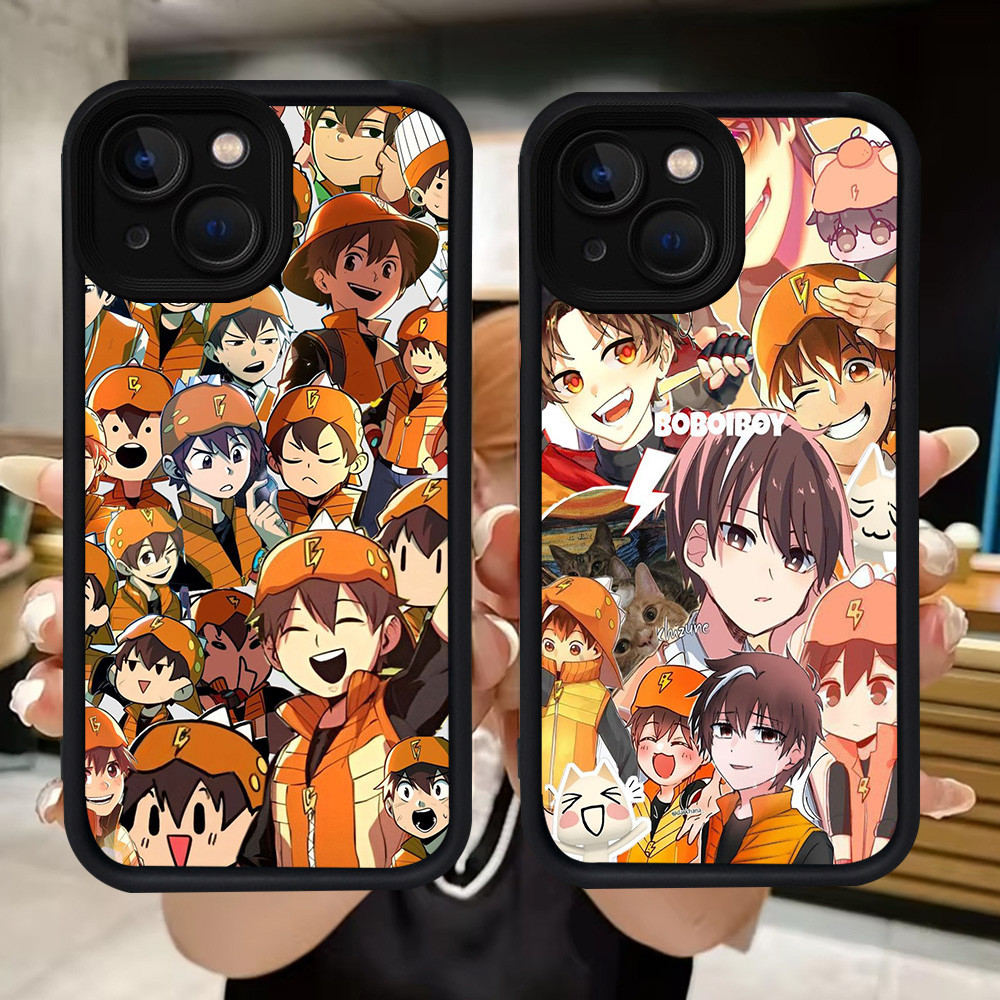 Q93 Bobiboy soft Casing สําหรับ iPhone 14 7 13 6s 6 8 Pro Max Plus