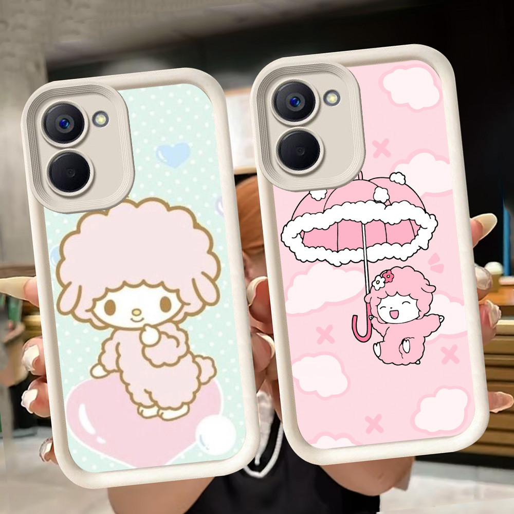 ปลอกอ่อนสําหรับ VIVO Y36 Y28 Y17S Y18 Y03t Y03 Y18i Y27 Y28s V60 5G Y27s สีขาว Q7 เปียโนหวาน