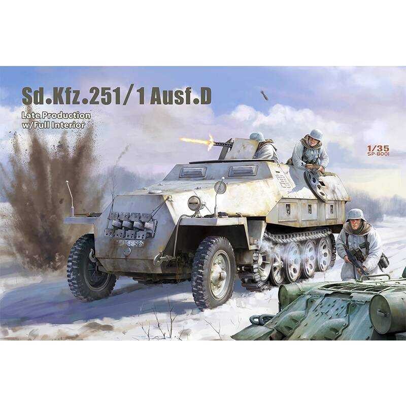Snowman Model SP8001 Sd.kfz.251/1 Ausf.D 1/35 Static model kit