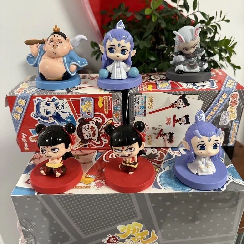 ♞,♘[โมเดลเดียวกันใน Tiktok] New Nezha: Sea Series ของ Devil Child Series Figure Bind Ao Bing Ao Gua