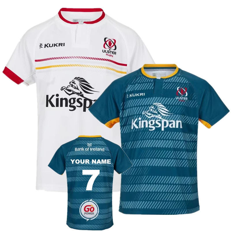 2025 เสื้อรักบี้ ULSTER ใหม่มีเสื้อยืดเสื้อรักบี้ ULSTER ปรับแต่งชื่อและหมายเลข