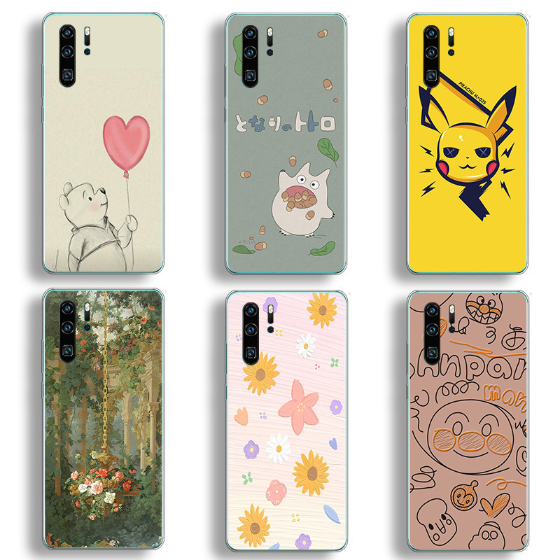 Huawei P20 P20 pro P30 P30 pro ซิลิโคนอ่อนนุ่ม TPU ปลอกเคสโทรศัพท์ฝาครอบ