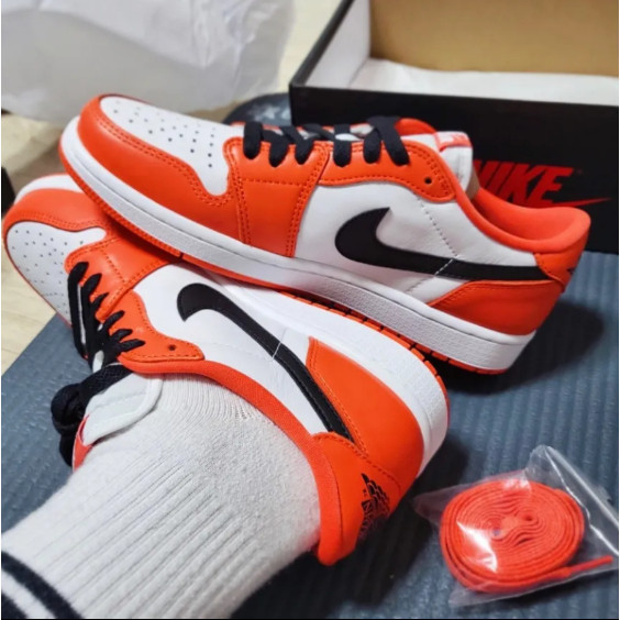 mko ♞,♘(ของแท้100%) Nike Air Jordan 1 retro low og "shattered backboard