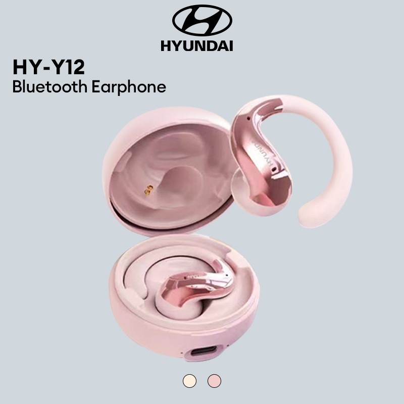 Hyundai HY-Y12 หูฟังไร้สายบลูทูธหูฟังกีฬา IPX5 กันน้ําสมาร์ทสัมผัสบลูทูธ 5.4