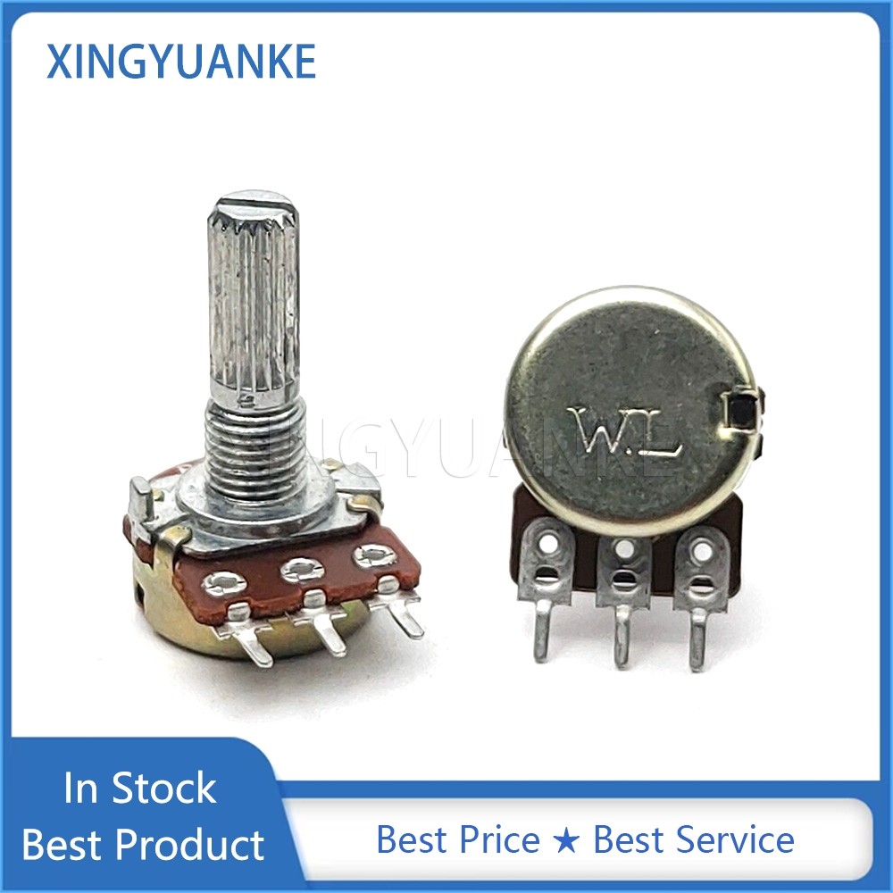 5 ชิ้น/ล็อต WH148 ประเภท 3-Pin A10K A100K C500K เครื่องขยายเสียงปรับระดับเสียงปรับ Potentiometer ดอก