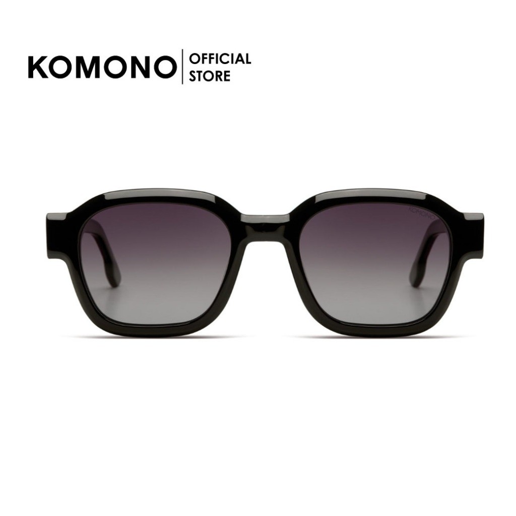 KOMONO Jeff Black Iris แว่นกันแดดสีเหลี่ยม สีม่วง