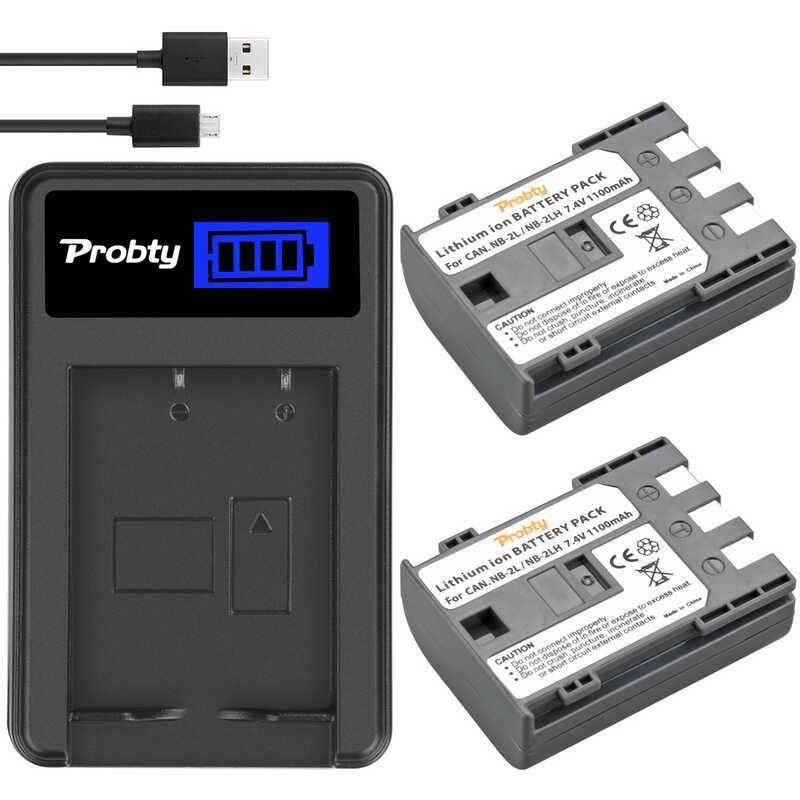 Δ กล้องดิจิตอล Canon EOS 350D / 400D Rebel XT Xti Nb-2Jh Nb-2L Zr-100 Zr100 Zr200 Z