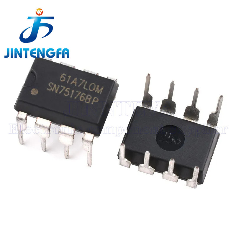 20PCS SN75176BP DIP-8 SN75176 75176 SN75176B DIP RS-485/RS-422 Differential Bus Transceivers IC