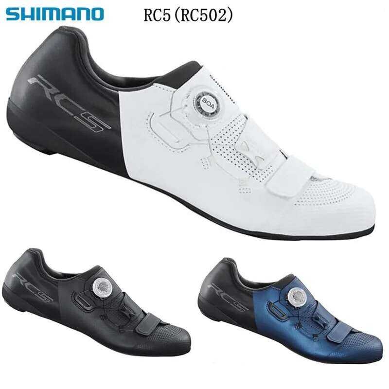 Shimano รองเท้าจักรยาน SH RC502 RC500 RC5 ขนาดมาตรฐาน รองเท้าคาร์บอนแบบมีช่องระบายอากาศ รองเท้าปั่นจ