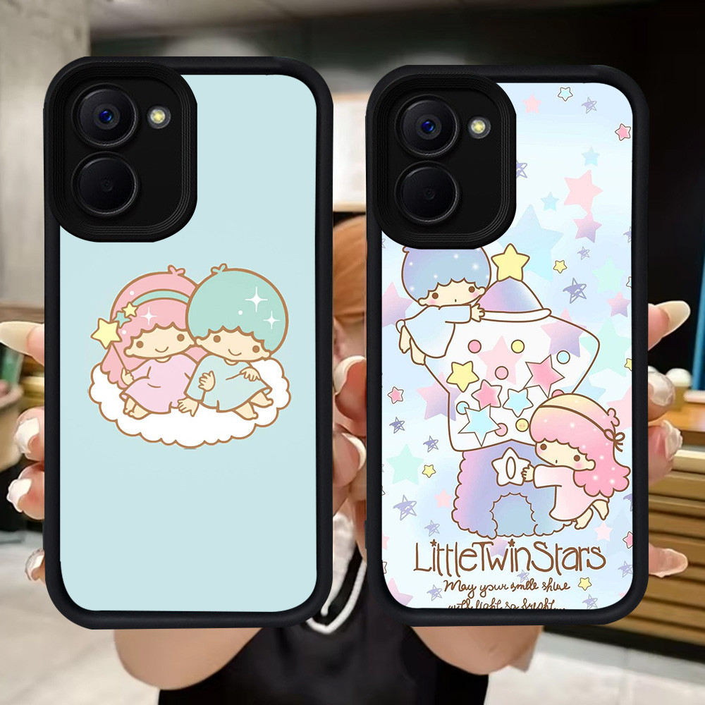 Q42 Twin Stars soft Casing สําหรับ VIVO Y17S Y36 Y18i Y28s V60 5G Y27s Y03 Y18 Y27 Y28 Y03t