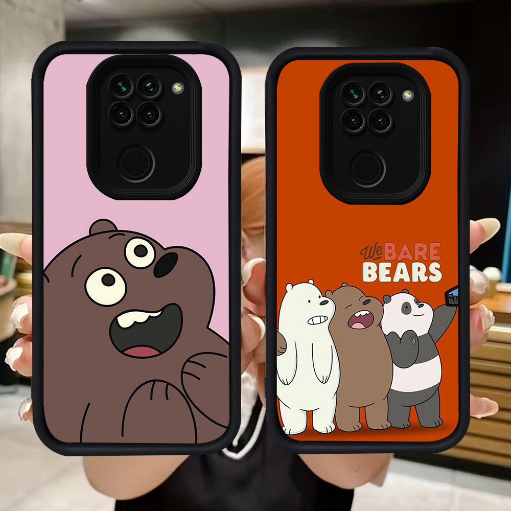 Q12 เคสนิ่มหมีน่ารักสําหรับ Xiaomi Redmi Note 9S 9 8 Pro Max