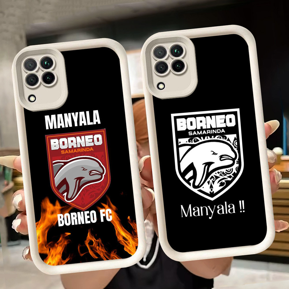 ปลอกอ่อนสําหรับ Samsung M04 A04E A05 A12 A04 F04 J2 A06 A07 A22 J7 Prime Pro 5G สีขาว Q85 Borneo FC