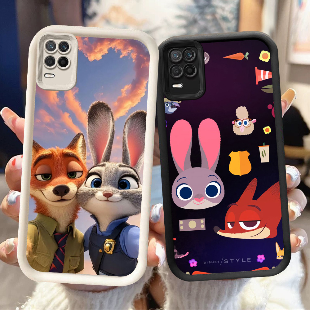 NA-105 Zootopia ปลอกกันกระแทกสําหรับ OPPO A54 Realme 8 8S Q3 V13 Narzo 30 Pro