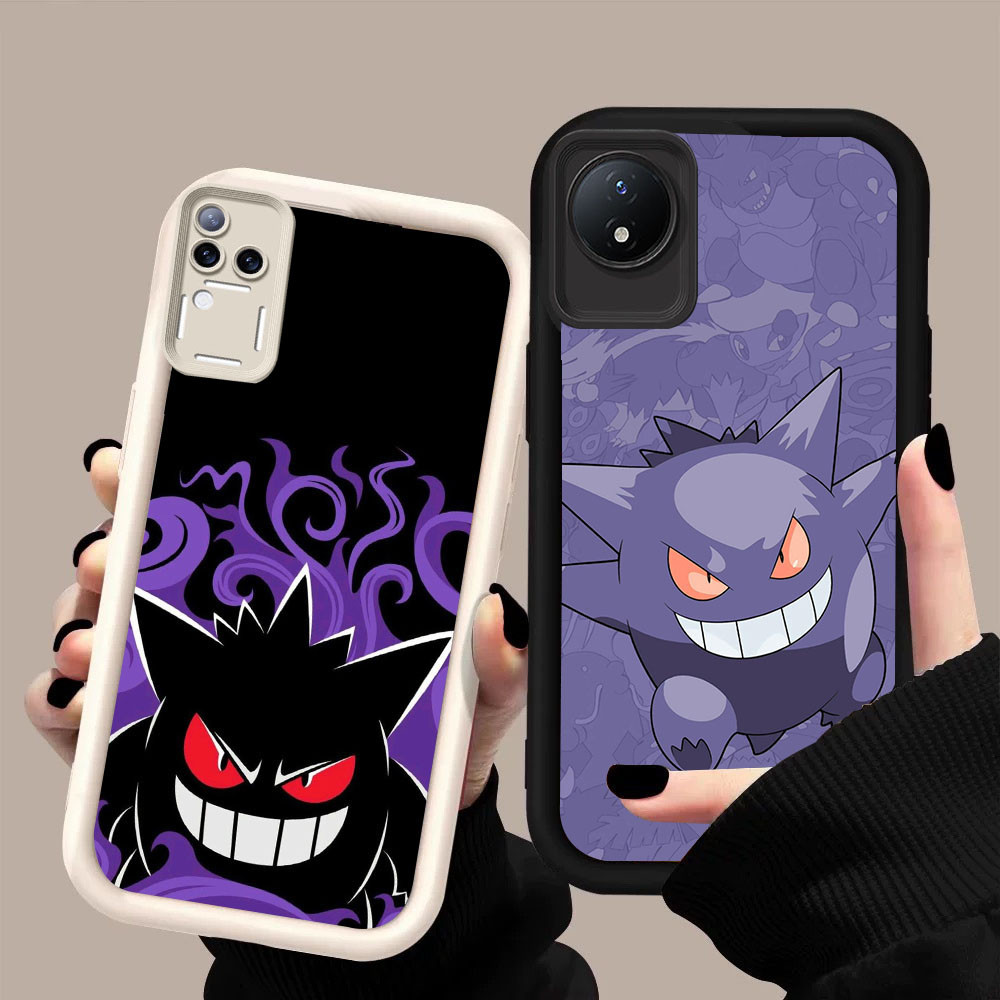 DF-97 Pokémon Gengar หรูหราปลอกอ่อนสําหรับ VIVO Y02 Y02a Y02t V30 Y29 V30E V50 Pro