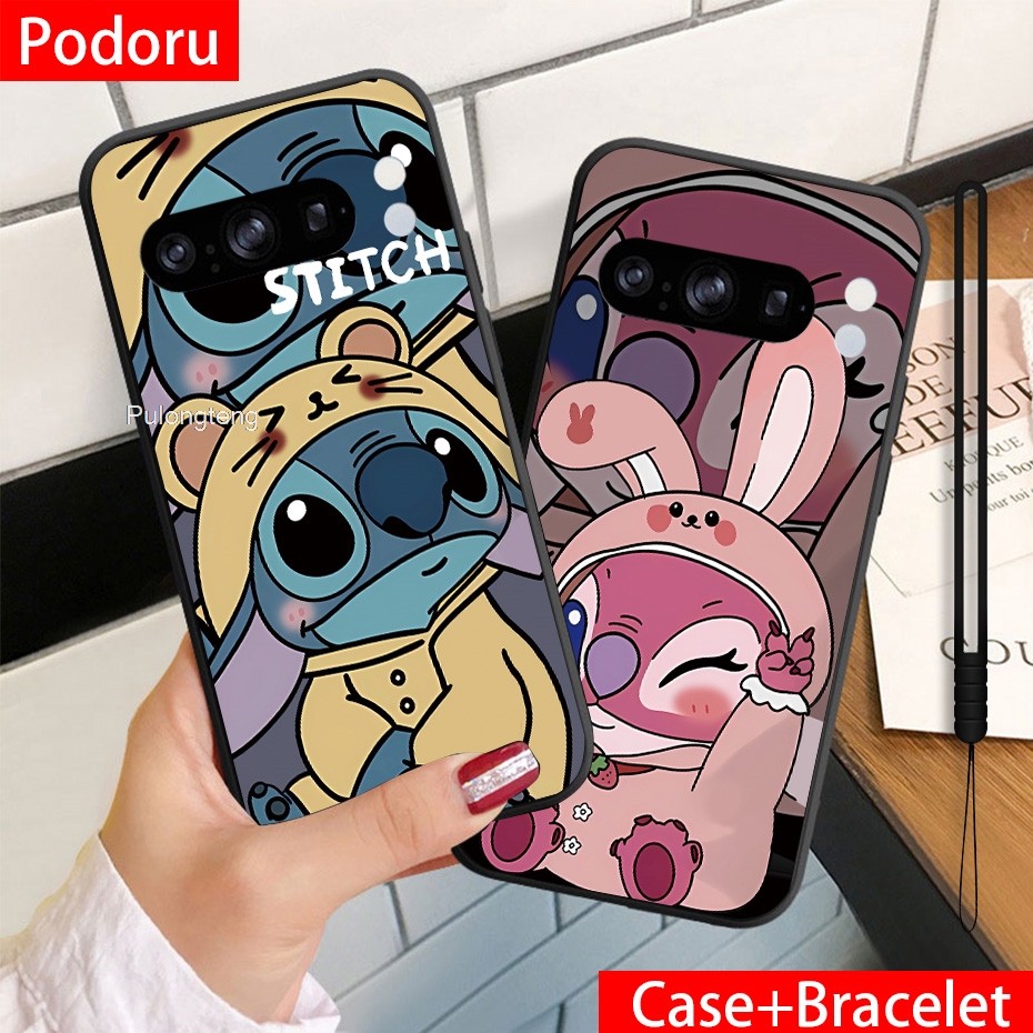 เคสสําหรับ Google PIXEL 8 Pro GC3VE G1MNW การ์ตูน Lilo Stitch Baby Case โทรศัพท์มือถือ