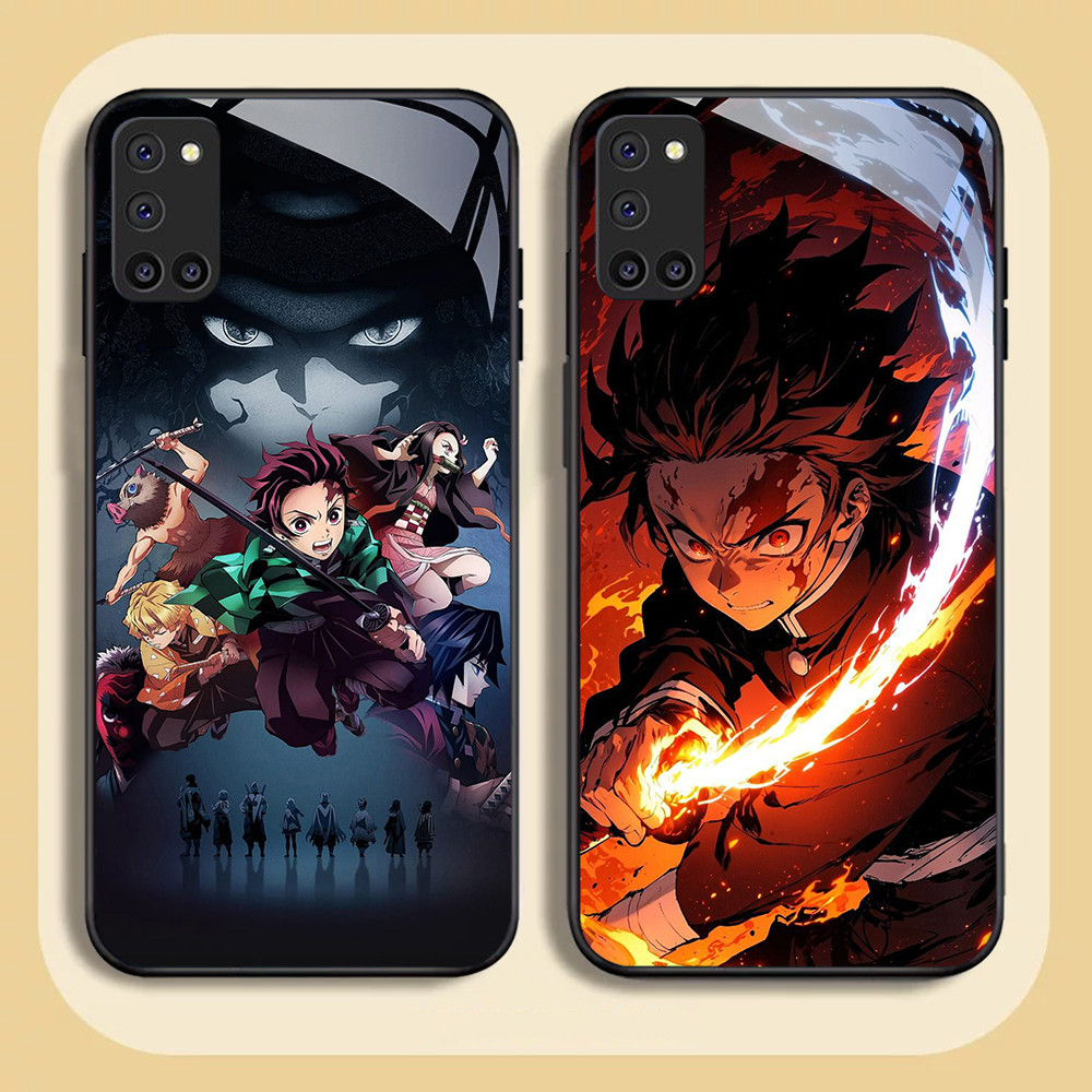 NC-42 Kamado Tanjiro Kaca แก้วสําหรับ OPPO A92 A72 A94 A52 F19 Reno 5 5F Lite Pro