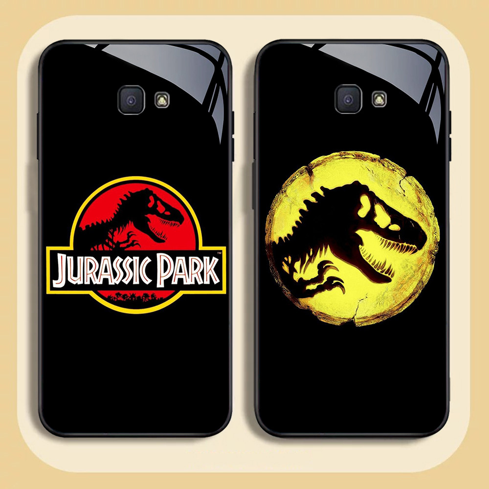 NC-39 J-Jurassic Park Glass Case สําหรับ Samsung J7 Prime J6 J4 Core Pro Plus หมายเหตุ 9