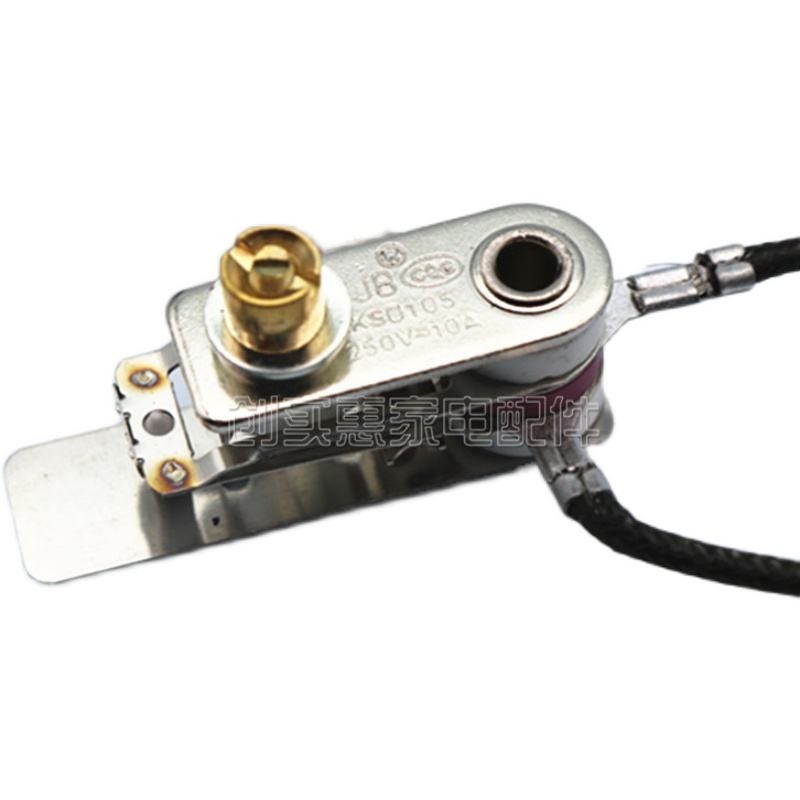 หม้อความดันไฟฟ้าอุปกรณ์เสริมพร้อมสวิตช์ความดันลวด KSD105 250V 15A KSD101 103 Thermostat