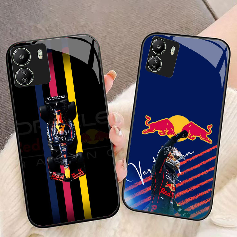MK-84 Max Verstappen F1 Racing Liquid HD Glass Casing สําหรับ Xiaomi Redmi 13C A1 A2 หมายเหตุ 13 Pro