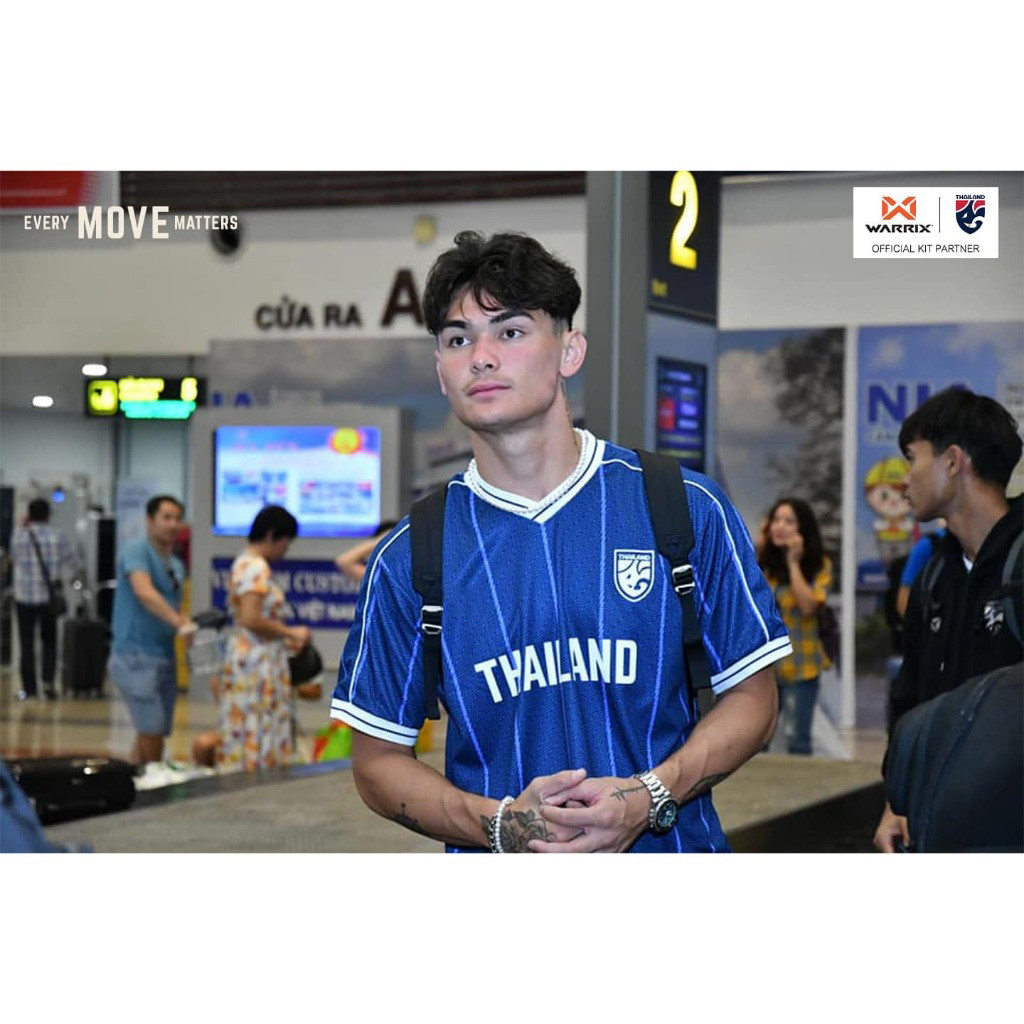 เสื้อโอเวอร์ไซส์ คอวี WARRIX Oversize 2024/25 เสื้อทีมชาติไทย THAILAND JERSEY 243FBATH10 ราคา ถูกที่สุด ดีลบีเคเค แกลเลอรีภาพที่ 8
