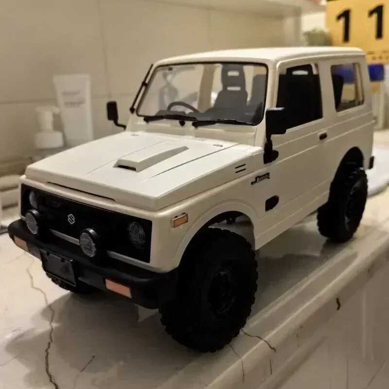 ➧ RC 1/10 Jimny Wpl C74 2.4G ขนาดเต็ม Warrior Ja11 4Wd ปีนทางลาดรถรีโม
