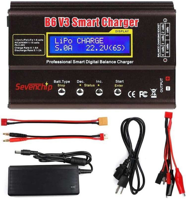 IMAX B6ที่ชาร์จแบตเตอรี่6a 80W Lipo Nimh Li-Ion Ni-Cd Digital RC BALANCE ที่ช