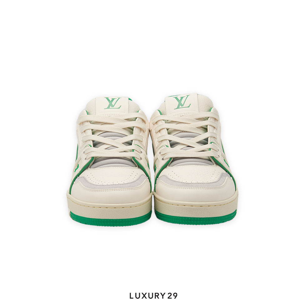 opp ♞LV Trainer Sneaker Green