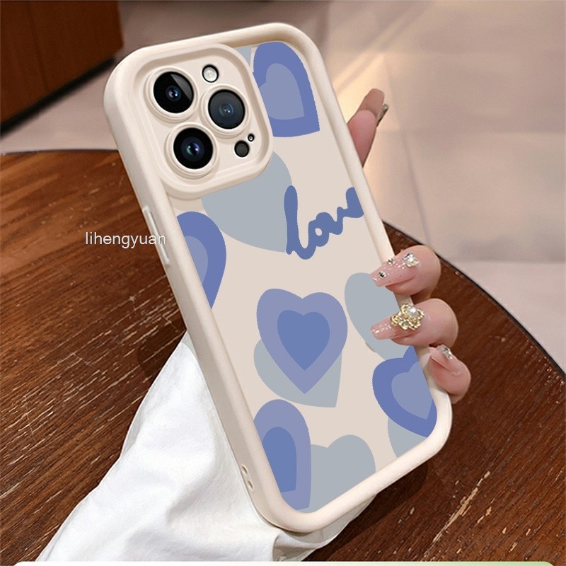 Contrasting Motif เคสสีเขียวสีม่วงหัวใจ Infinix CK6 CK6n CK7n KI5q