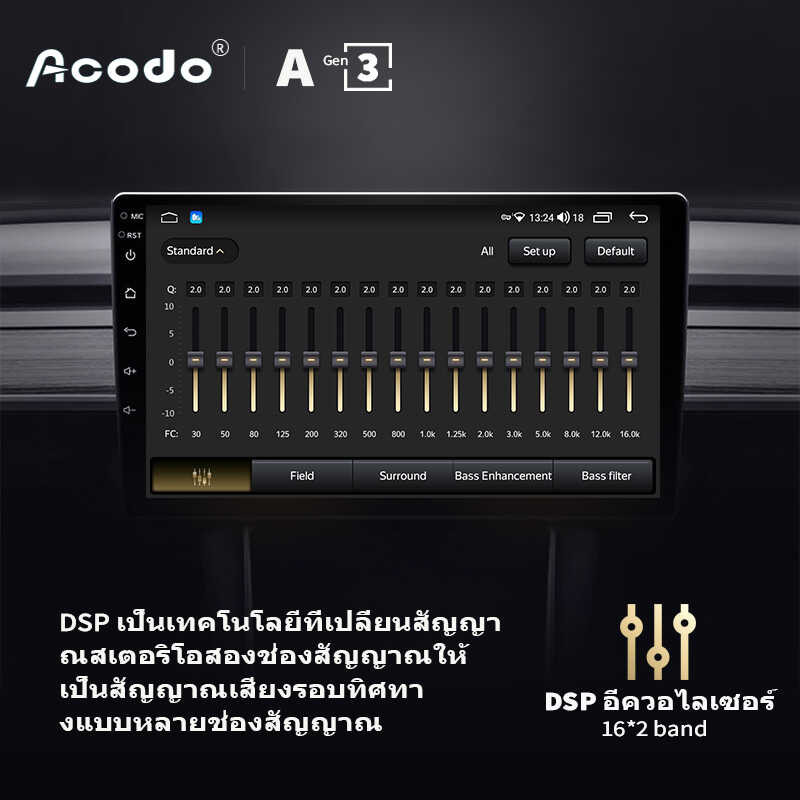 รถวิทยุ Acodo 2din สเตอริโอ Android สำหรับ Hyundai Starex H1 2015-2018 Android