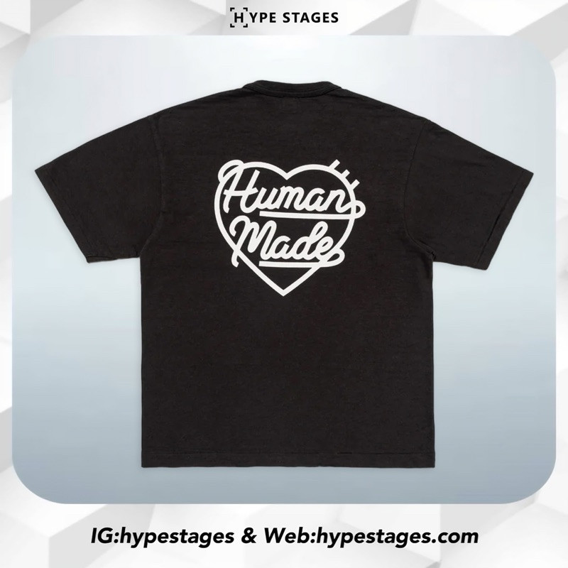 Human MADE เสื้อยืดหัวใจ BADGE