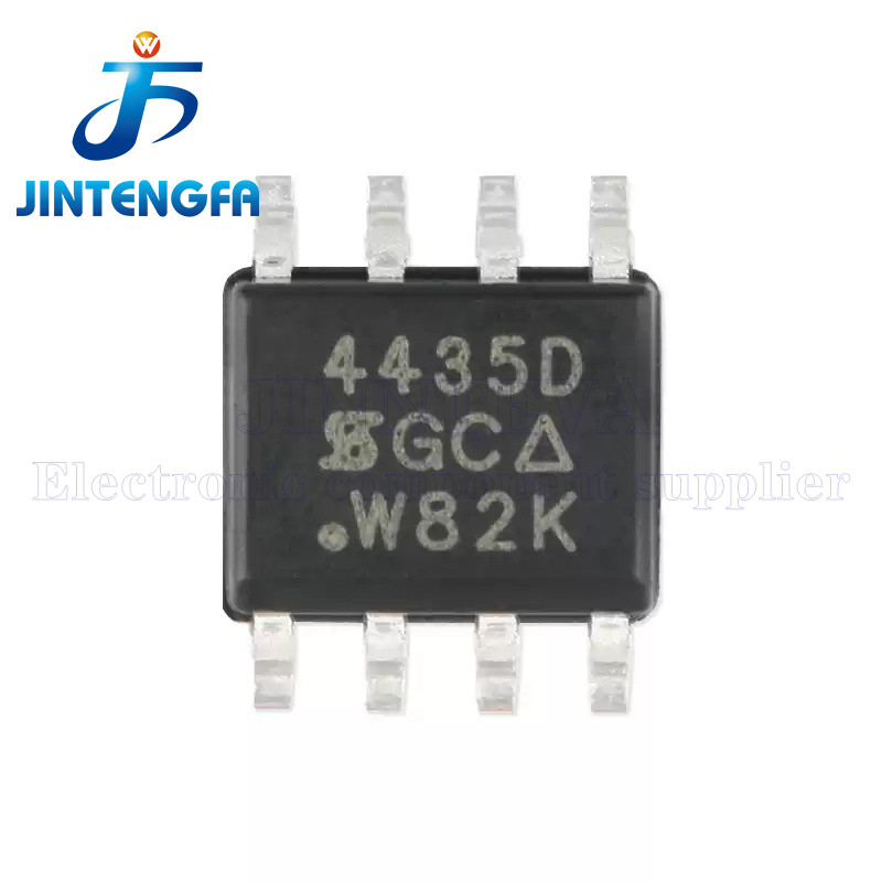 10PCS SI4435DDY-T1-GE3 SI4435DDY SI4435 4435D SOIC-8 30V 8.1A SMD IC P-Channel MOSFET