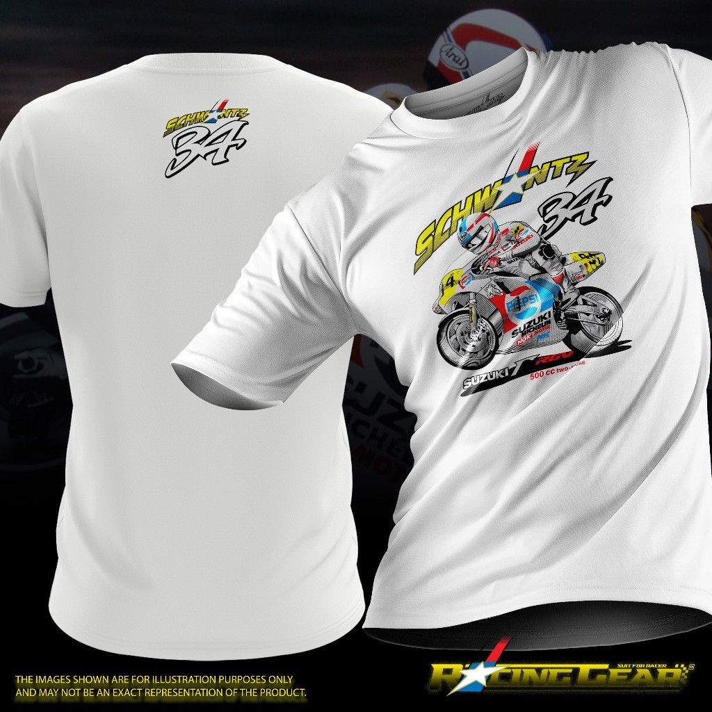 PEPSI SUZUKI RGV2,500 Kevin Schwantz 34 ดีไซน์วินเทจ