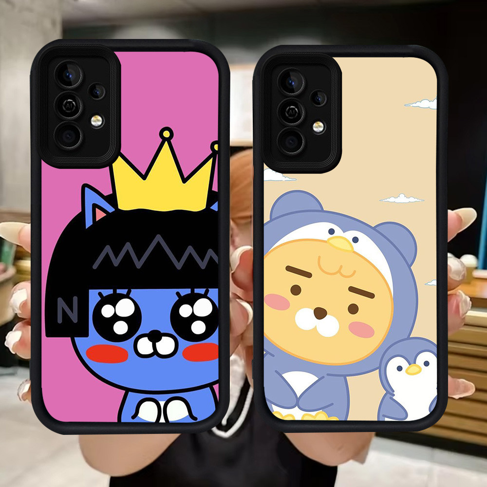SAMSUNG Q25 Kakao Friendsปลอกอ่อนสําหรับSamsung A34 A55 A54 A36 A15 A35 S25 Ultra A16 A24 A05S A25 A