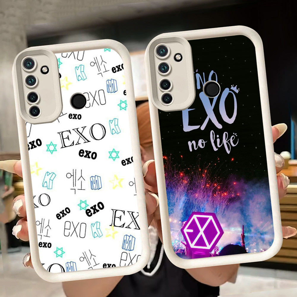 ปลอกอ่อนสําหรับRealme 5i 5s C2s 9i Narzo 10 C75 6i 7i 5 20A 10A C2 C17 14T 14X C71 C73 สีขาวQ21 EXO