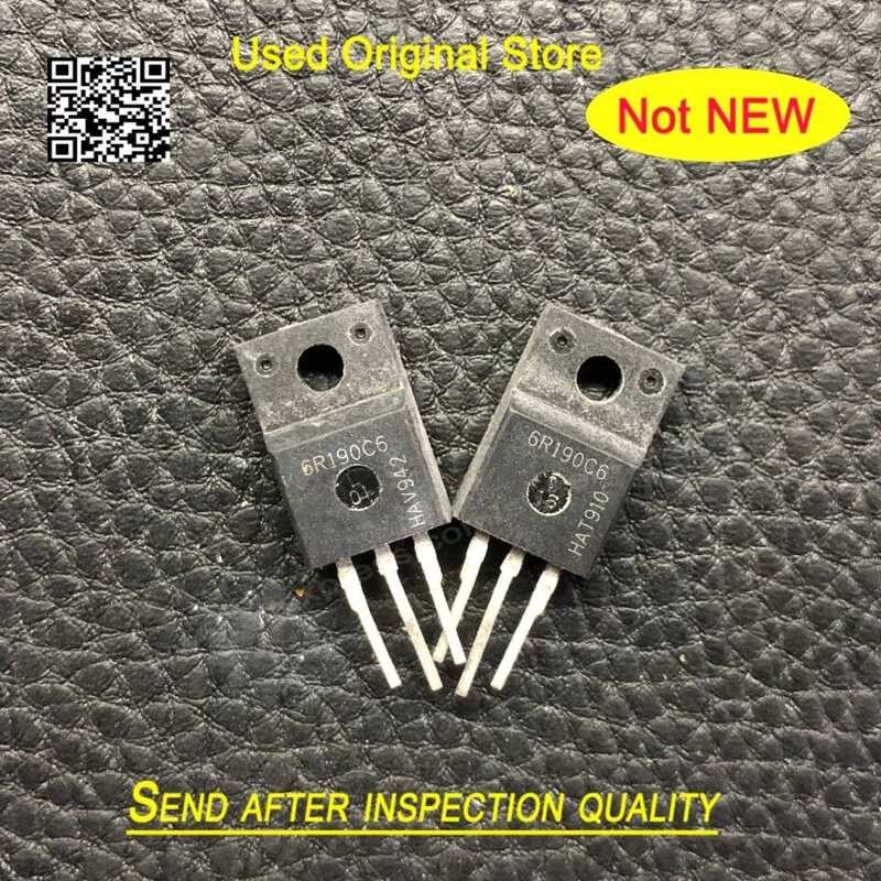 5 ใช้แล้ว ชิ้น 6R190E6 6R190C6 IPA60R190E6 IPA60R190C6 TO-220F มีในสต็อก ถอดประกอบจากต้นฉบับ