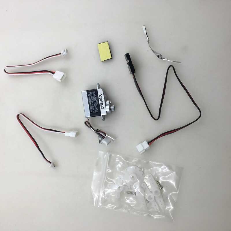 ▥ อัพเกรดเซอร์โวโลหะสําหรับอะไหล่เฮลิคอปเตอร์ RC XK K120 /K130