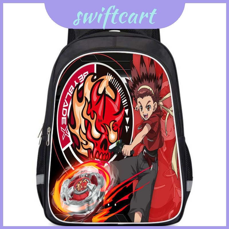 กระเป๋าเป้สะพายหลัง X Beyblade แบบ Comfort Fit ทนทาน มีความจุมาก เหมาะสำหรับใช้งานในโรงเรียนและการศึกษา
